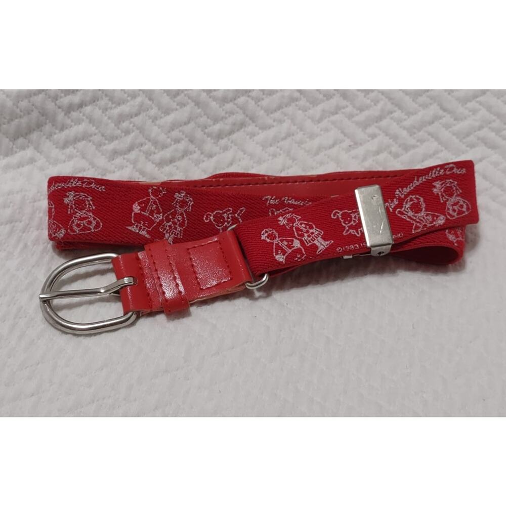 Sanrio Vintage red elastic adjustable belt